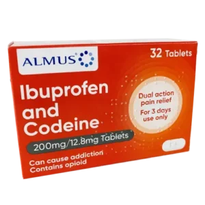 almus ibuprofen codeine 32 tablets 611680185326